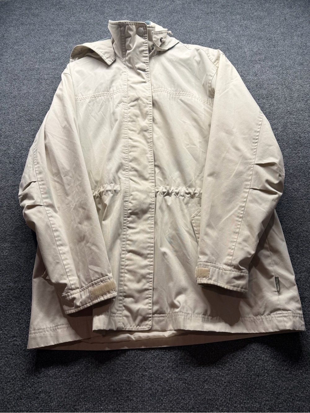 Pacific Trail Light Beige Hooded Raincoat